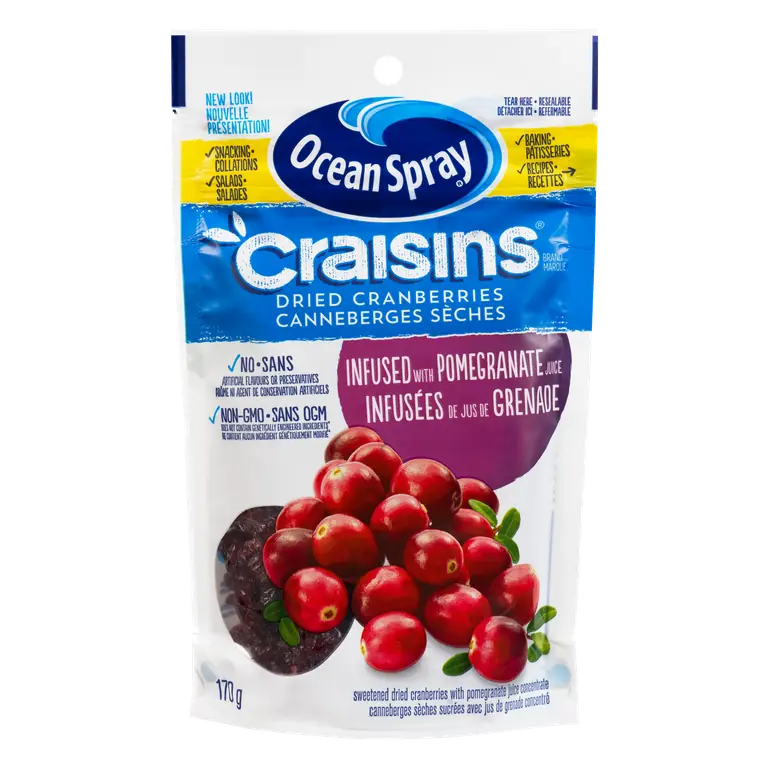 Pomegranate Juice Infused Craisins 170 g