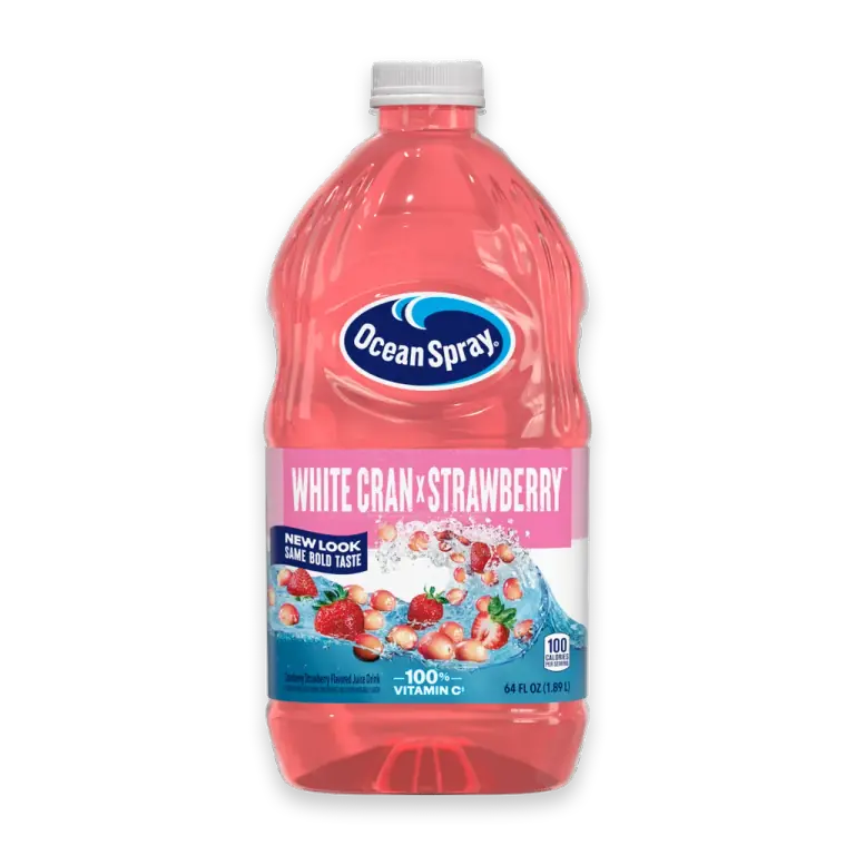 White Cran-Strawberry Juice Drink