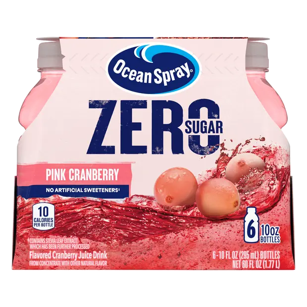 Zero Sugar Pink Cranberry Juice Drink - 6 pk