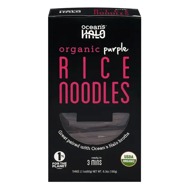 Purple Organic Rice Noodles