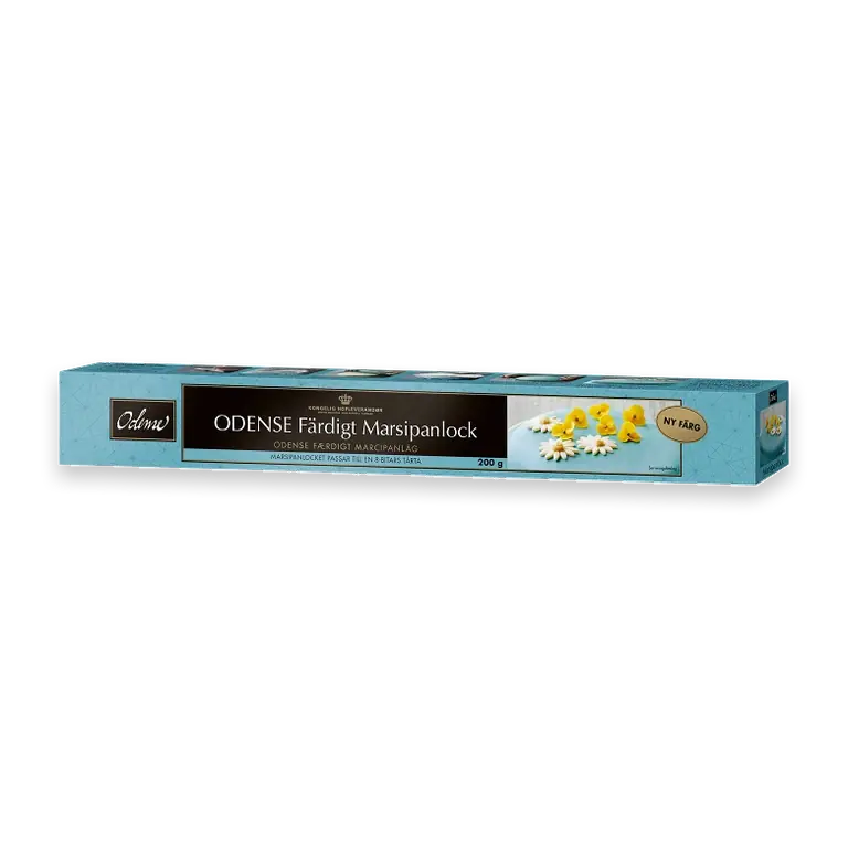 Marsipanlock Ljusblått 200g