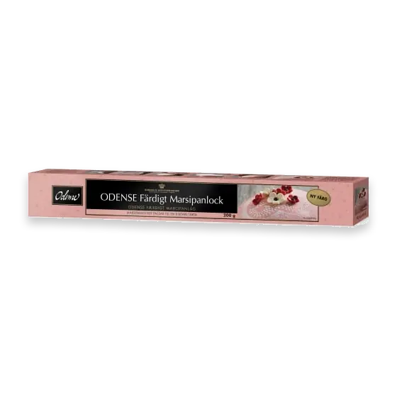Marsipanlock Rosa