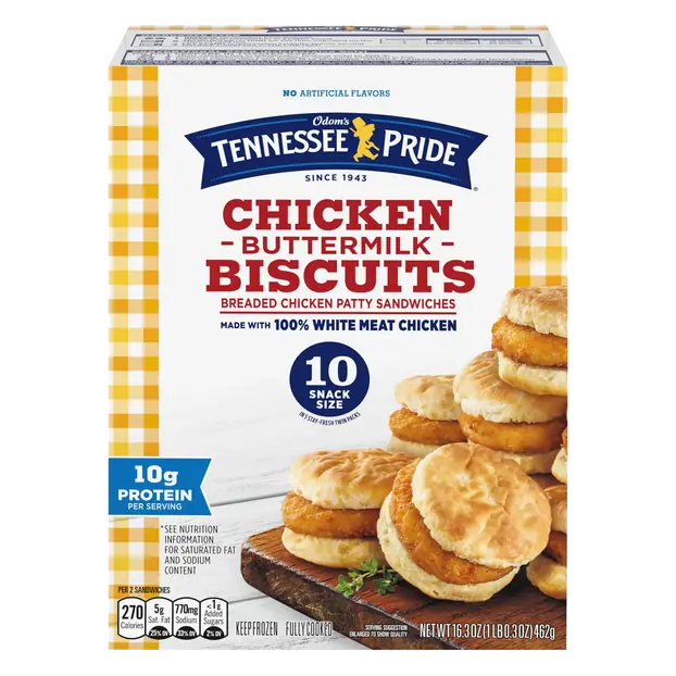 Snack Size Chicken Buttermilk Biscuits - 10 ct