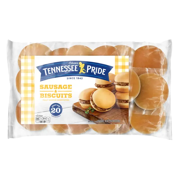Snack Size Sausage & Biscuits Sandwiches - 20 ct