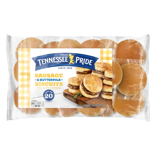 Snack Size Sausage & Buttermilk Biscuits - 20 ct
