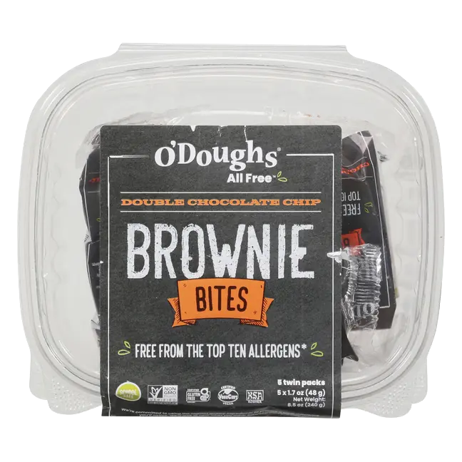All Free Brownie Bites Double Chocolate Chip Gluten Free - 5 ct