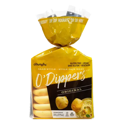 Gluten-Free Frozen O'Dippers Naan Style Original 210 g
