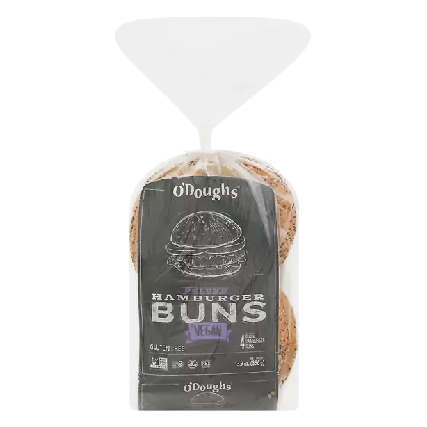 Hamburger Buns, Vegan, Deluxe