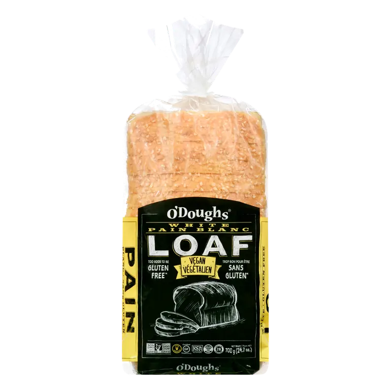 O'Dough's Gluten-Free White Loaf Bread 700 g (frozen)