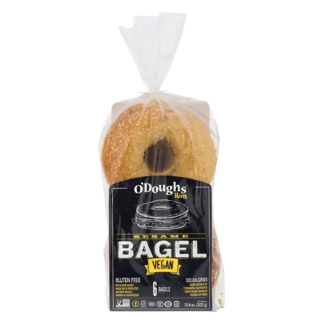 Thins Gluten Free Vegan Sesame Bagels - 6 ct