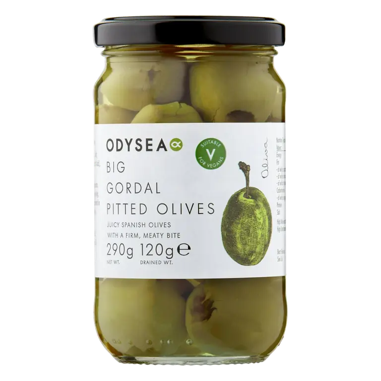 Big Gordal Pitted Olives 290g (120g*)