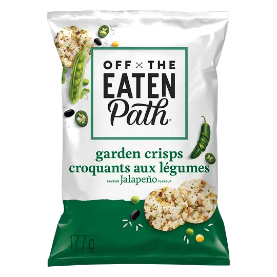 Garden Rice and Pea Snacks Crisps Jalapeño Flavour 177 g