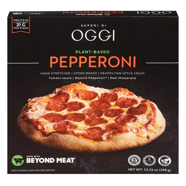 Pizza, Plant-Based, Neapolitan-Style Crust, Pepperoni