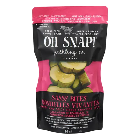 Gluten-Free Pickle Snack Sassy Bites 90 ml