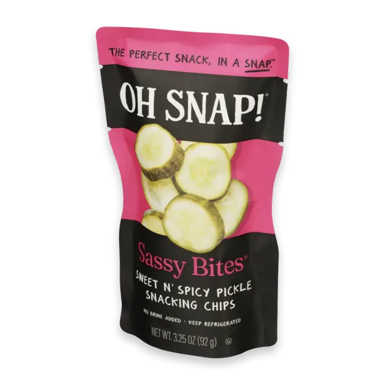 Oh Snap! Sassy Bites Sweet N' Spicy Pickle Snack Pack