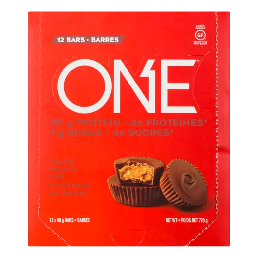 ONE Gluten-Free Protein Cup Chocolate Peanut Butter 12 x 60 g