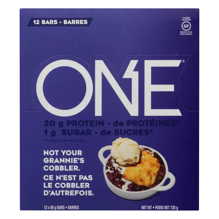 Protein Bar Blueberry Cobbler 12 x 60 g