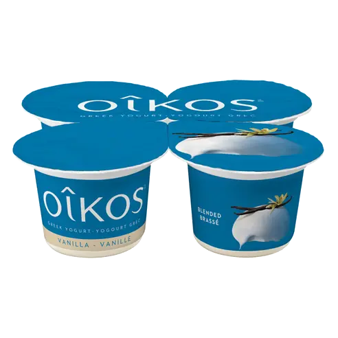 2% Greek Yogurt Blended Vanilla Flavour 4 x 100 g