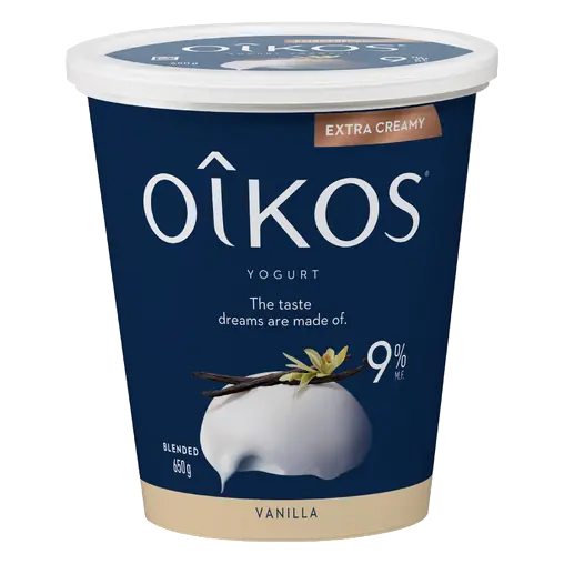 9% Greek Yogurt Extra Creamy Vanilla 650 g