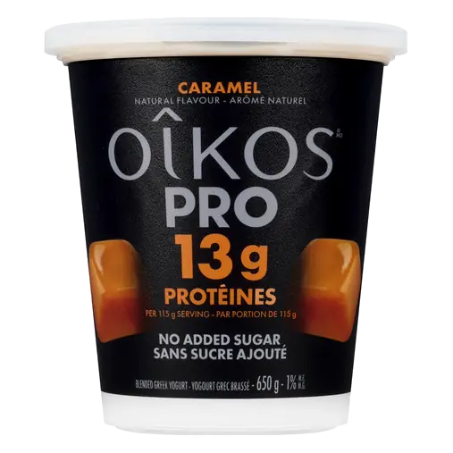 Pro No Added Sugar 1% Greek Yogurt Caramel 650 g