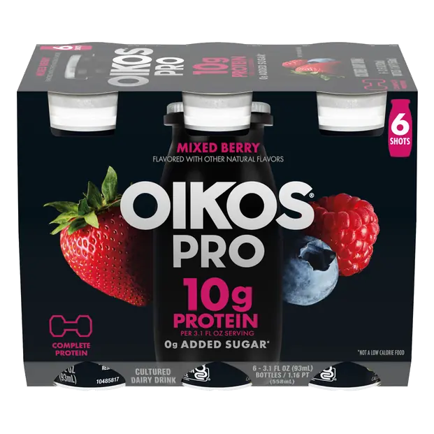 PRO Mixed Berry 10g Protein Cultured Dairy Drink - 6 pk