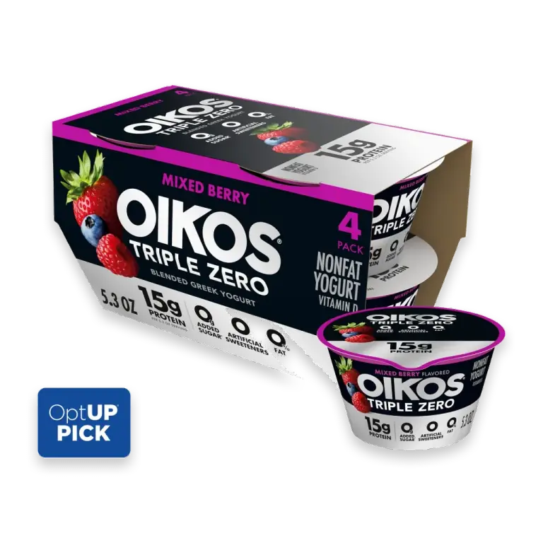 Triple Zero Mixed Berry High Protein Nonfat Greek Yogurt Cups
