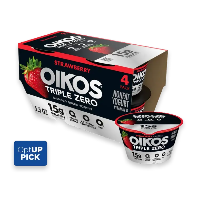 Triple Zero Strawberry High Protein Nonfat Greek Yogurt Cups