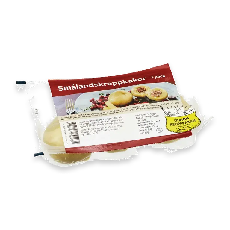 Kroppkakor Smålands 3-p 300g Ölandskroppkakan