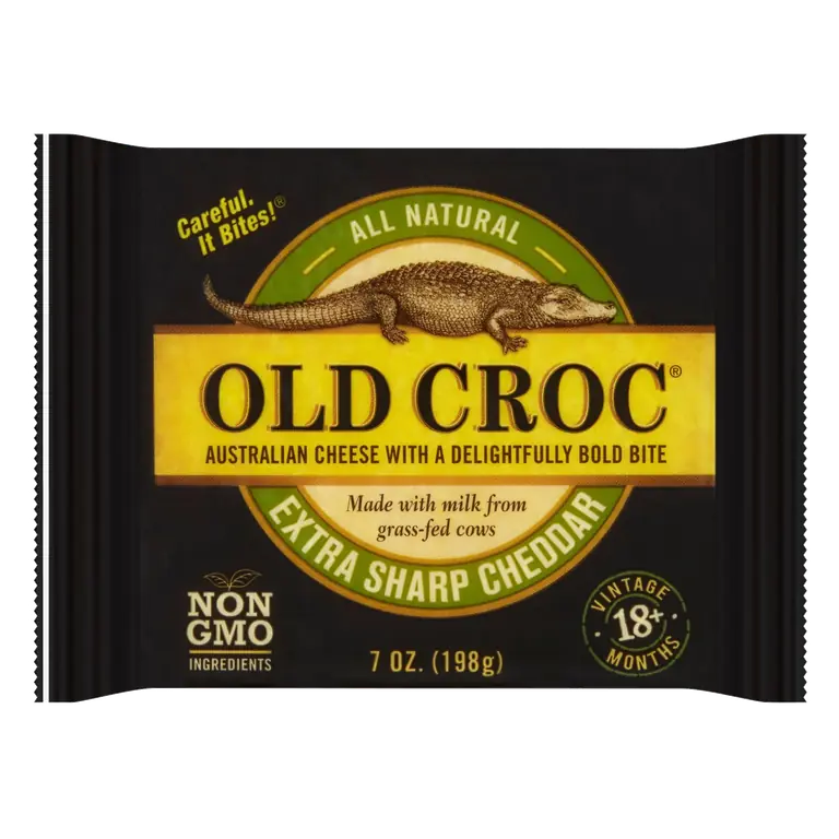 Extra Sharp Cheddar Australian Cheese with a Delightfully Bold Bite