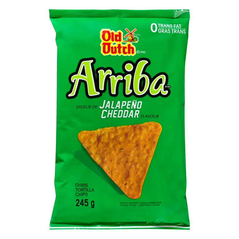Arriba Tortilla Chips Jalapeño Cheddar 245 g