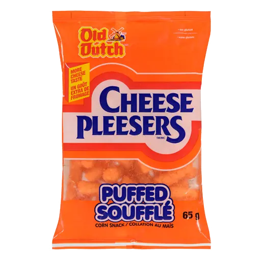 Cheese Pleesers Corn Snack Puffed 65 g