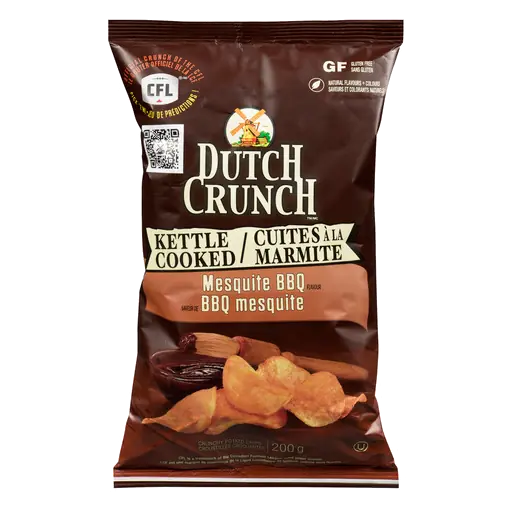 Crunch Gluten-Free Kettle Cooked Mesquite BBQ 200 g