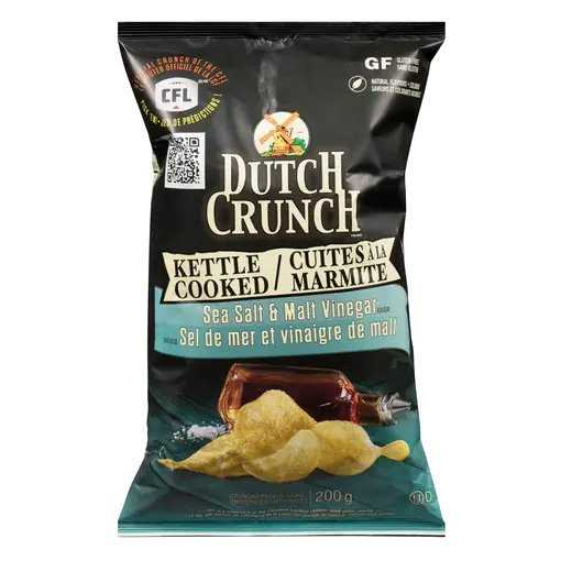 Crunch Potato Chips Sea Salt & Malt Vinegar 200 g