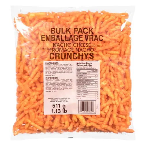 Crunchys Nacho Cheese Flavoured 511 g