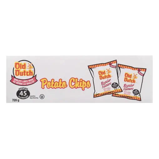 Old Dutch Foods Multipack Potato Chips Regular 720 g