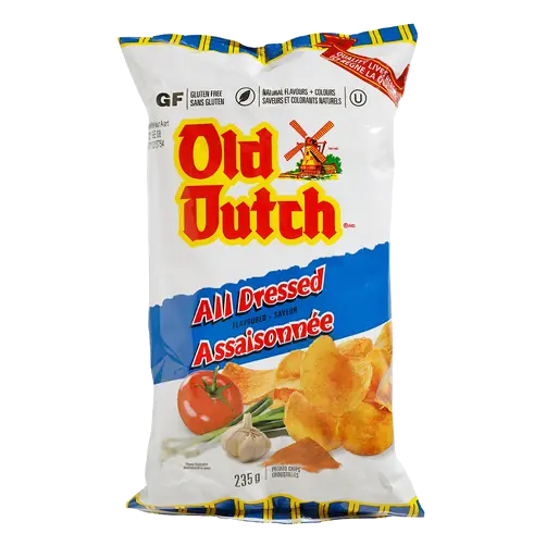 Old Dutch Potato Chips All Dressed 235 g