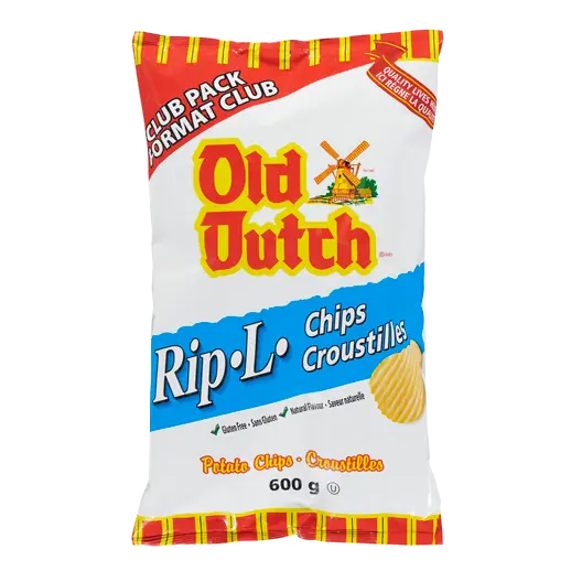 Gluten-Free Potato Chips Rip-L 600 g