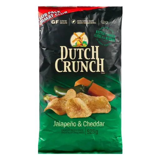 Kettle Cooked Chips Jalapeño Cheddar 525 g