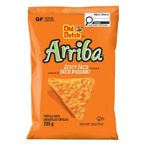 Arriba Tortilla Chips Zesty Taco 235 g