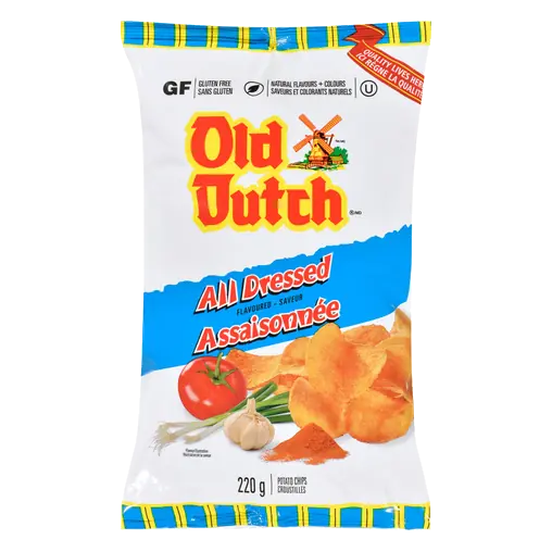 Potato Chips All Dressed 220 g