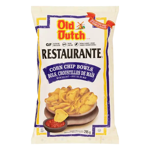 Restaurante Premium Tortilla Chips Corn Chip Bowls Sea Salt 295 g