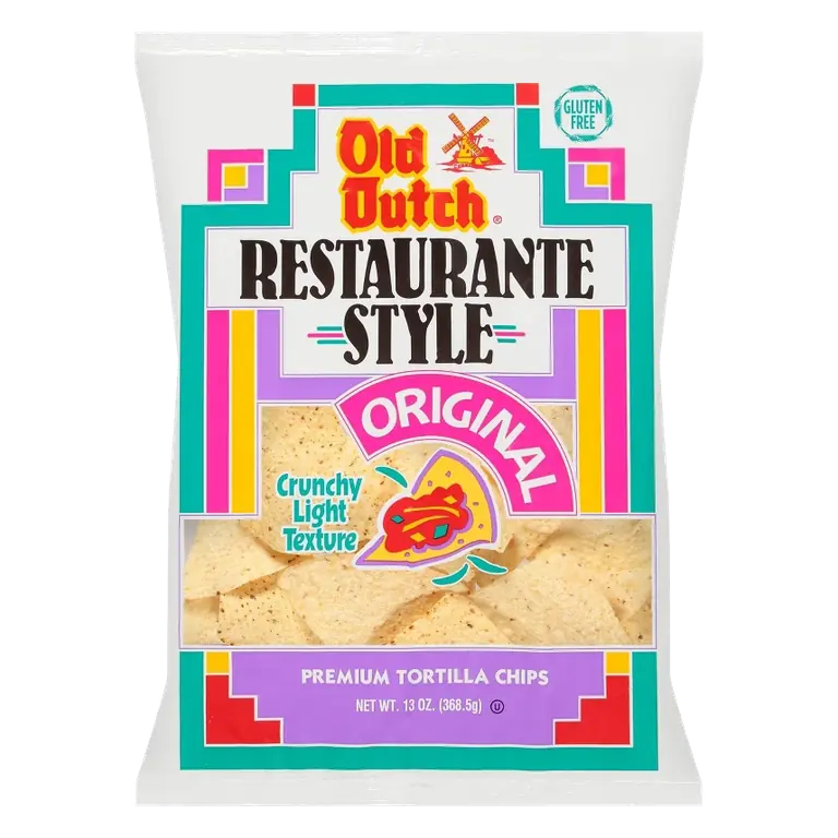 Old Dutch Restaurante Style Premium Tortilla Chips, 13oz