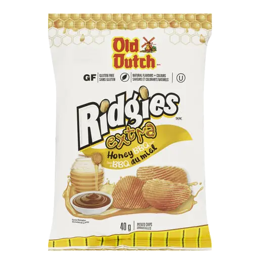 Ridgies Potato Chips Extra Honey BBQ 40 g