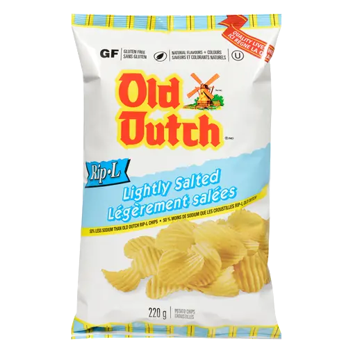 Rip-L Potato Chips Lightly Salted 220 g