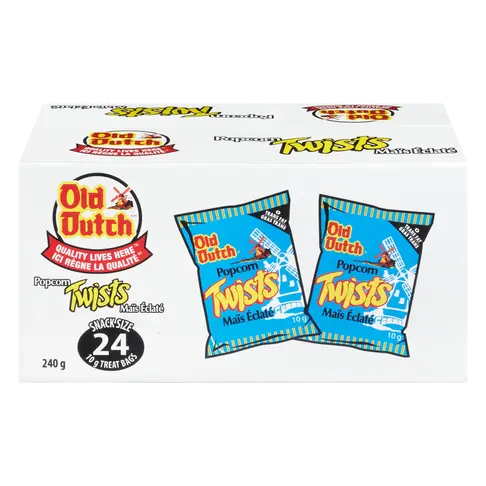 Popcorn Twists 24 Treat Bags 240 g