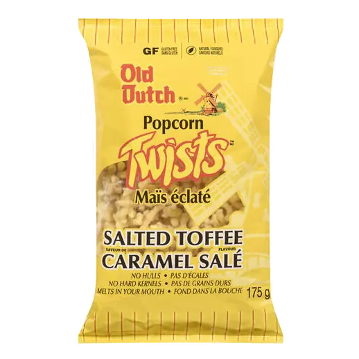 Popcorn Twists Salted Toffee 175 g