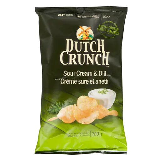 Potato Chips Sour Cream & Dill 200 g
