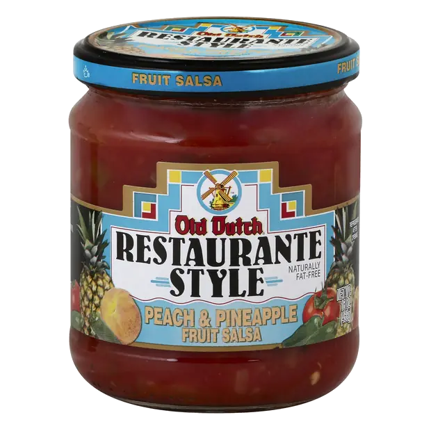 Old Dutch Restaurante Style Peach & Pineapple Fruit Salsa
