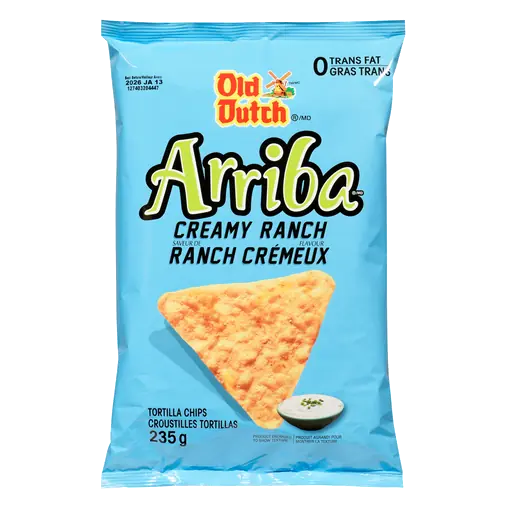 Tortilla Chips Arriba Creamy Ranch 235 g