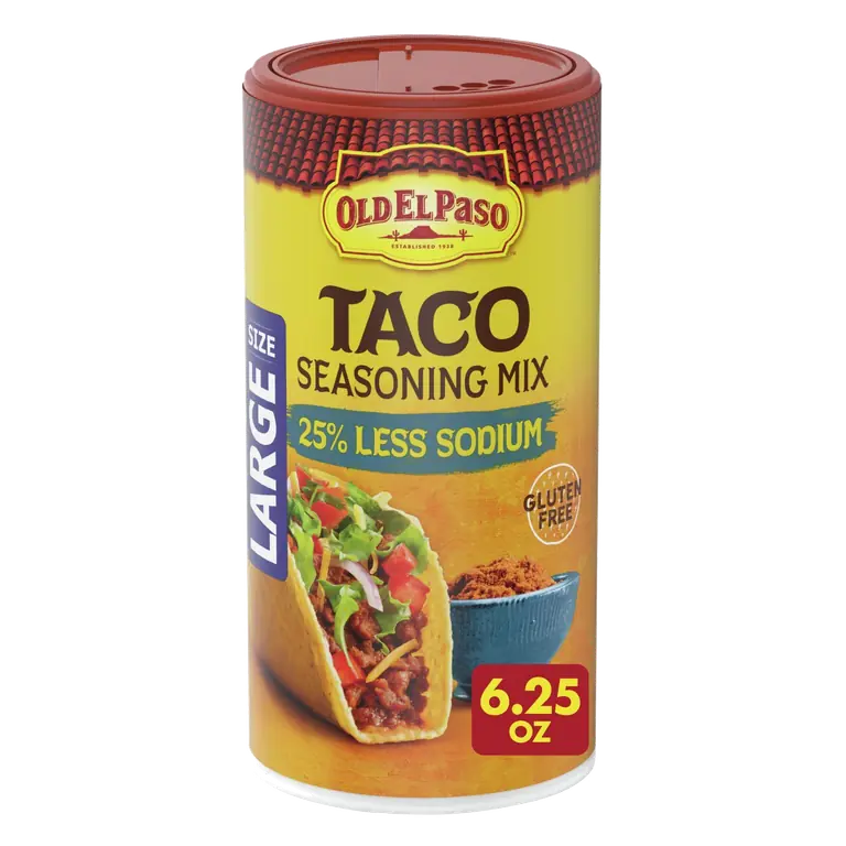 25% Less Sodium Taco Seasoning Mix Value Size
